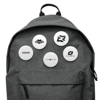 Set of pin buttons